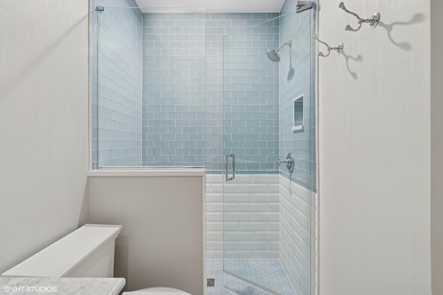 369 W Superior St Unit A, Chicago, IL 60654 - bathroom with toilet and a shower stall