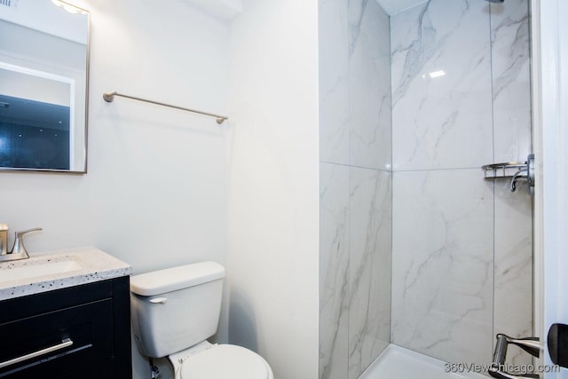 9154 S Luella Ave, Chicago, IL 60617 - bathroom with vanity and a marble finish shower