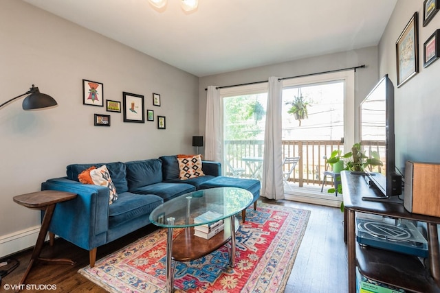 4248 N Keystone Ave Unit 2C, Chicago, IL 60641 - living room with wood finished floors