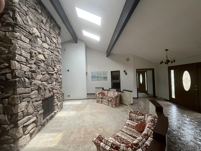 10S220 Hampshire Ln W, Willowbrook, IL 60527 - living room with a chandelier