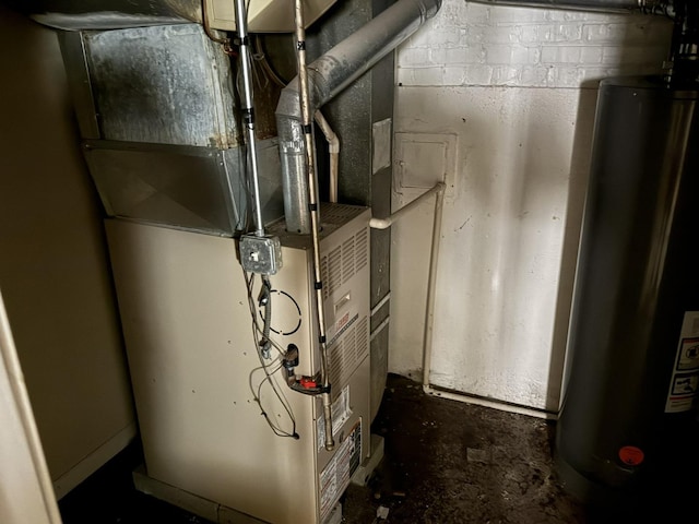 8114 S Anthony Ave, Chicago, IL 60617 - utilities featuring gas water heater and heating unit