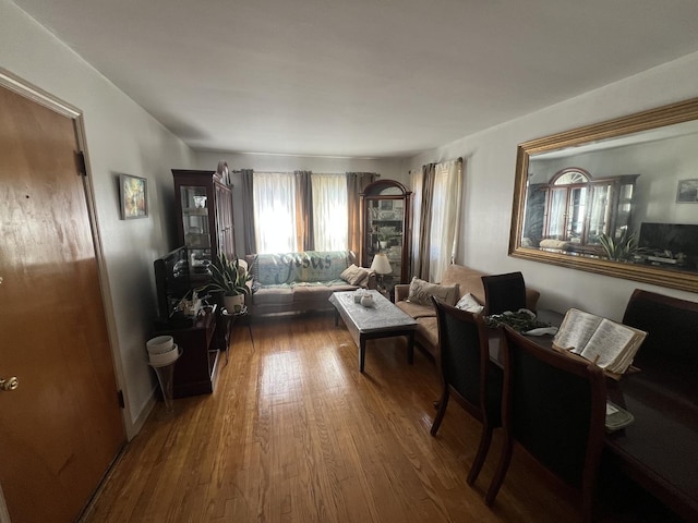 9013 La Crosse Ave, Skokie, IL 60077 - living room featuring wood finished floors