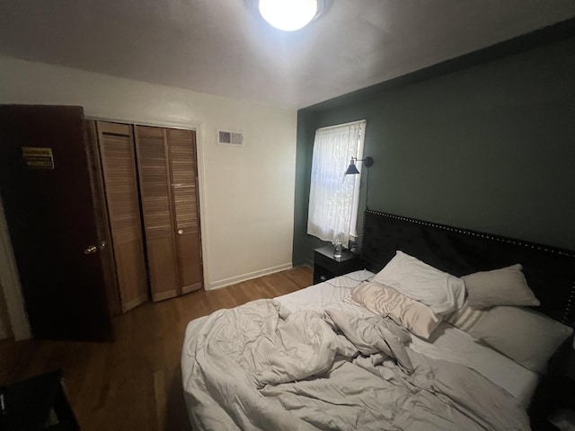 9013 La Crosse Ave, Skokie, IL 60077 - bedroom with wood finished floors and a closet