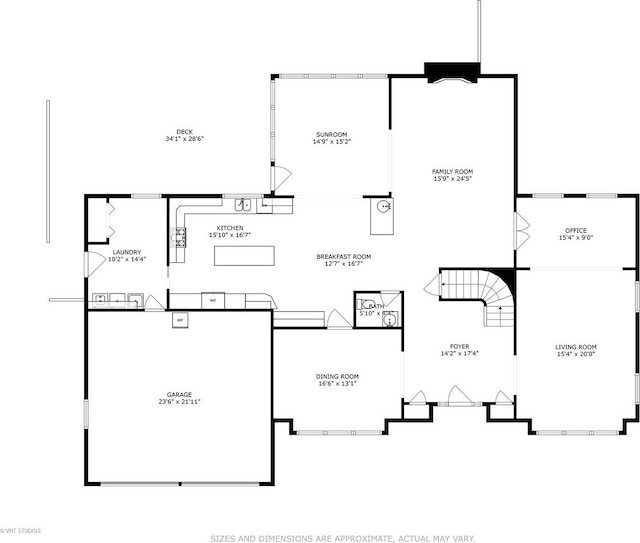 195 Cold Spring Rd, Barrington, IL 60010 - view of property floor plan