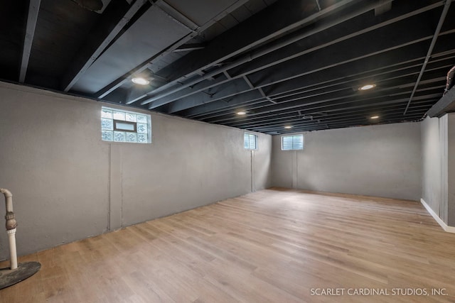 944 S Harvard Ave, Villa Park, IL 60181 - below grade area with wood finished floors