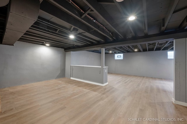 944 S Harvard Ave, Villa Park, IL 60181 - below grade area featuring wood finished floors