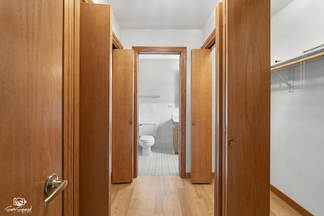 4849 W Kennedy Rd, Peotone, IL 60468 - hallway featuring light wood-style floors