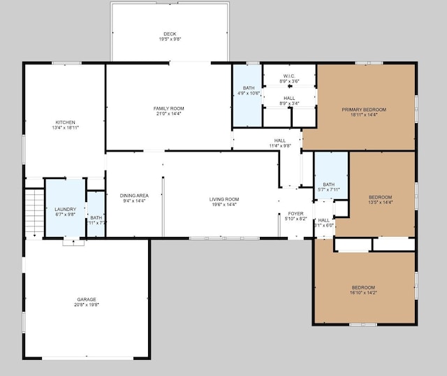 4849 W Kennedy Rd, Peotone, IL 60468 - view of floor plan / room layout