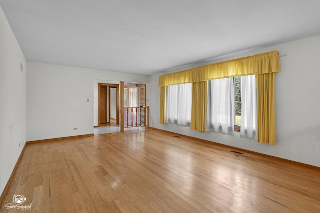 4849 W Kennedy Rd, Peotone, IL 60468 - unfurnished room featuring light wood finished floors and baseboards