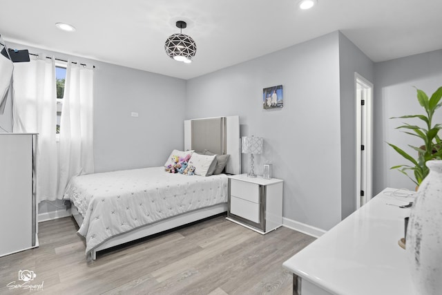 1318 S 6th Ave, Maywood, IL 60153 - bedroom with recessed lighting and light wood finished floors