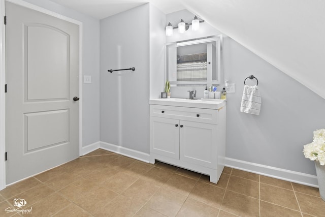 1318 S 6th Ave, Maywood, IL 60153 - full bathroom featuring vanity and tile patterned floors