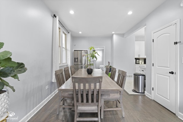 1318 S 6th Ave, Maywood, IL 60153 - dining area featuring recessed lighting and wood finished floors