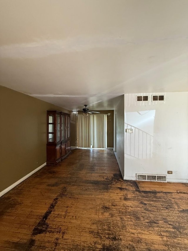 15203 Waterman Dr, South Holland, IL 60473 - unfurnished room featuring ceiling fan and hardwood / wood-style floors