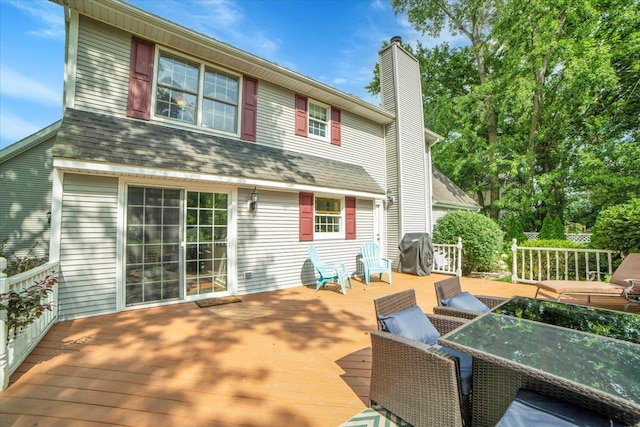 19615 116th Ave, Mokena, IL 60448 - wooden deck featuring grilling area
