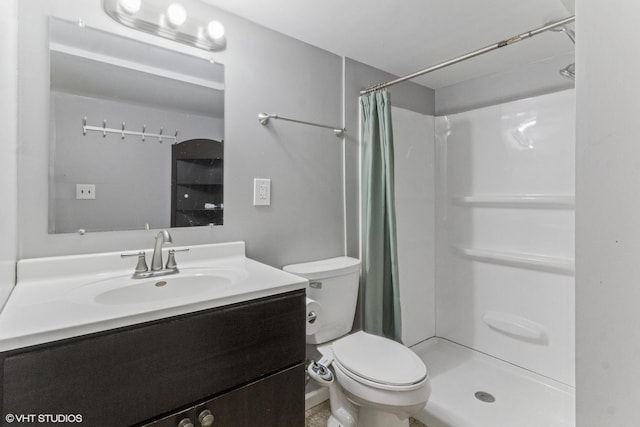 1110 Natalie Dr, West Chicago, IL 60185 - bathroom featuring vanity and a shower with shower curtain
