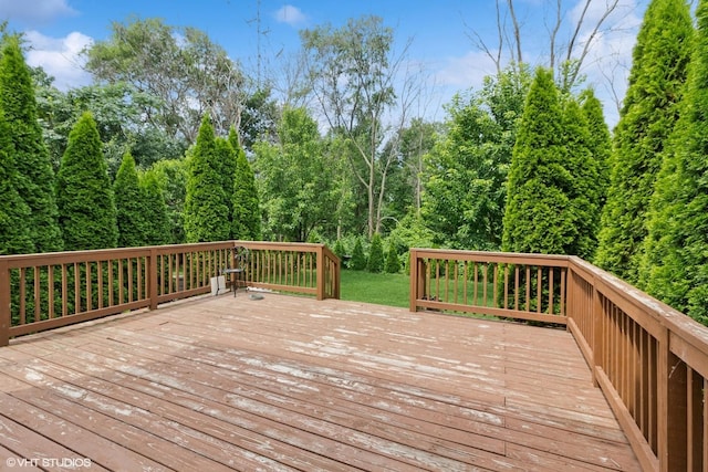 1110 Natalie Dr, West Chicago, IL 60185 - view of wooden terrace
