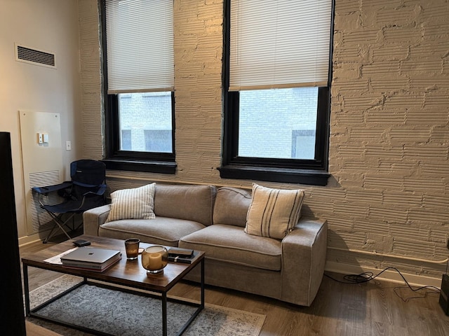 20 N State St Unit 801, Chicago, IL 60602 - living area with wood finished floors and healthy amount of natural light