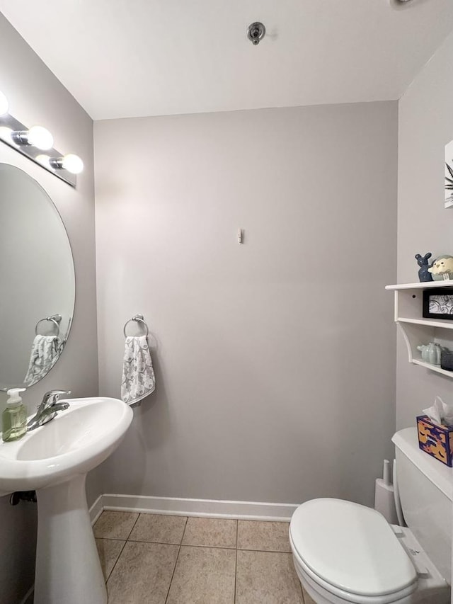 1224 W Van Buren St Unit 506, Chicago, IL 60607 - bathroom with tile patterned floors and toilet