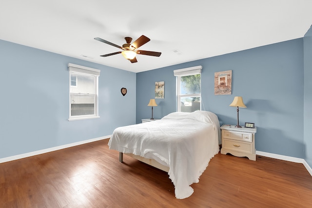 15929 Lorel Ave, Oak Forest, IL 60452 - bedroom with wood finished floors and a ceiling fan