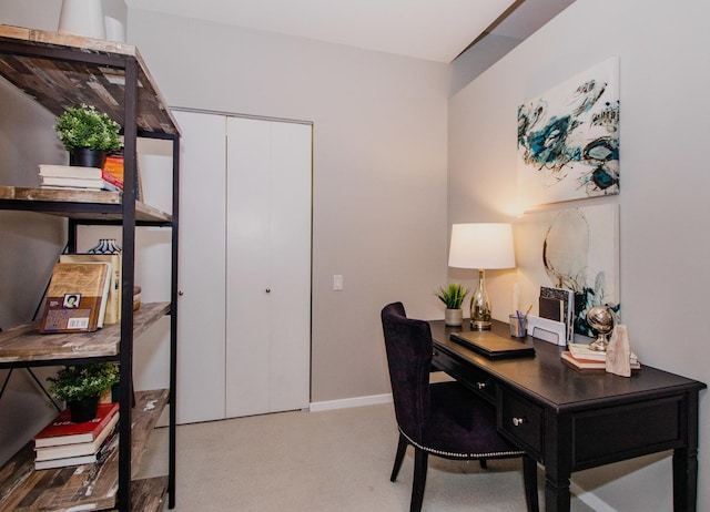 500 W Superior St Unit 1004, Chicago, IL 60654 - home office featuring light colored carpet and baseboards