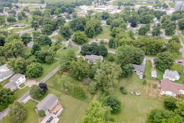 201 N Broadway St, Hudson, IL 61748 - aerial overview of property's location