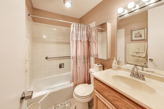 3925 Triumvera Dr Unit 14D, Glenview, IL 60025 - full bathroom with vanity, shower / bath combo, and tile patterned flooring