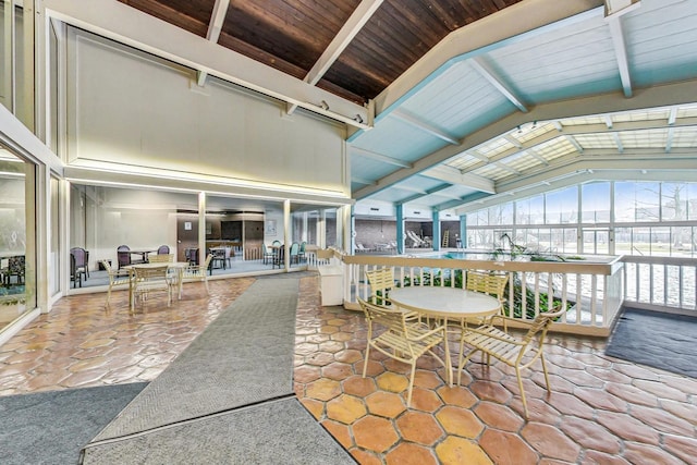 3925 Triumvera Dr Unit 14D, Glenview, IL 60025 - view of sunroom / solarium