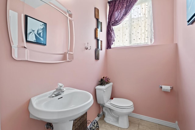 22514 Plum Creek Dr, Sauk Village, IL 60411 - bathroom with toilet and tile patterned flooring