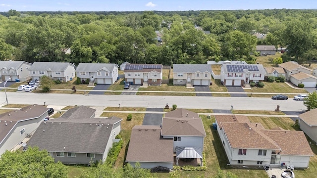 22514 Plum Creek Dr, Sauk Village, IL 60411 - aerial view of residential area with a forest