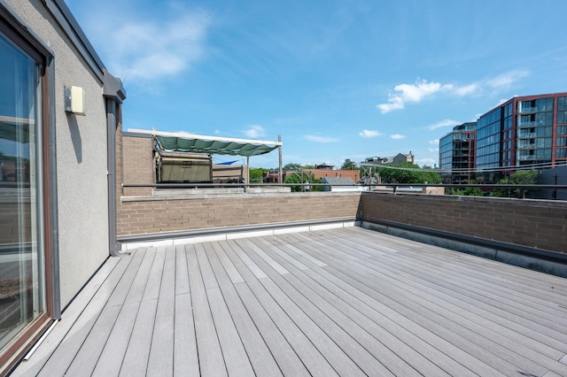 937 W Wrightwood Ave Unit C, Chicago, IL 60614 - view of wooden terrace