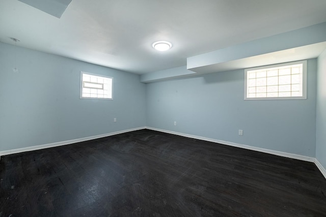 9340 S Elizabeth St, Chicago, IL 60620 - basement with dark wood-style floors