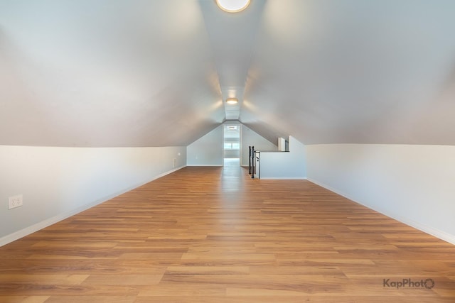 9340 S Elizabeth St, Chicago, IL 60620 - bonus room with vaulted ceiling and light wood-style flooring