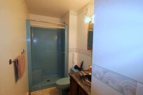 8315 Nolan St, Harvard, IL 60033 - full bathroom featuring a shower stall and vanity