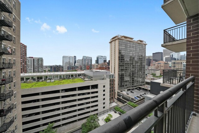 41 E 8th St Unit 1404, Chicago, IL 60605 - balcony featuring a city view