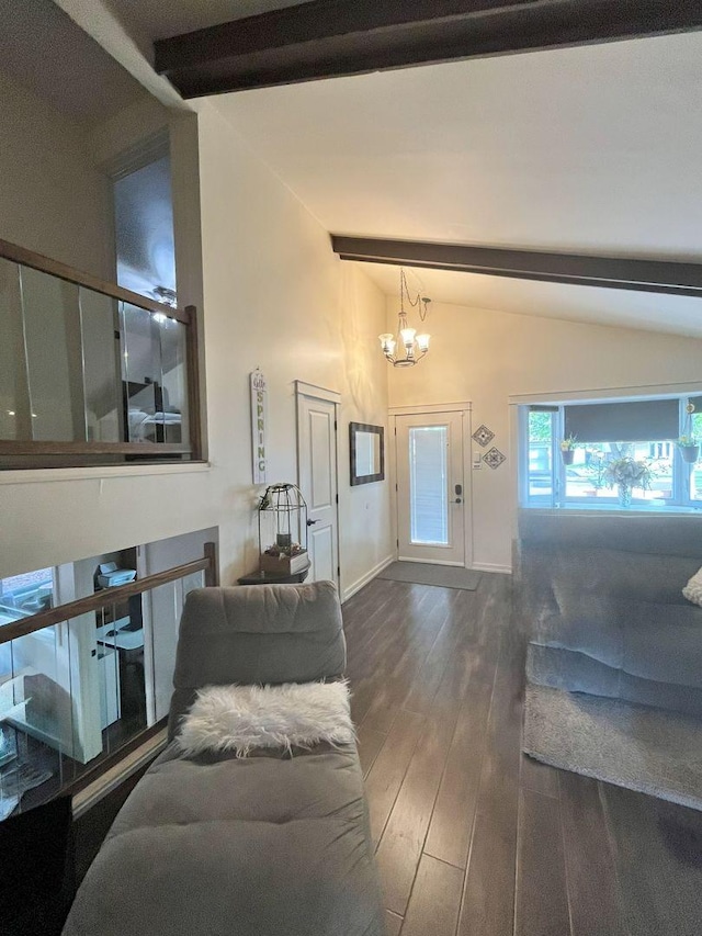 5428 138th St, Crestwood, IL 60418 - living room with wood finished floors and a chandelier