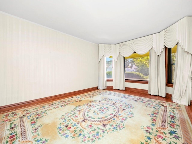 31 Bluff Ave, La Grange, IL 60525 - spare room with wood finished floors and ornamental molding