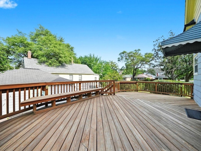 31 Bluff Ave, La Grange, IL 60525 - view of wooden deck