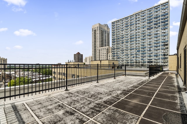 5048 N Marine Dr Unit A9, Chicago, IL 60640 - view of patio / terrace featuring a view of city