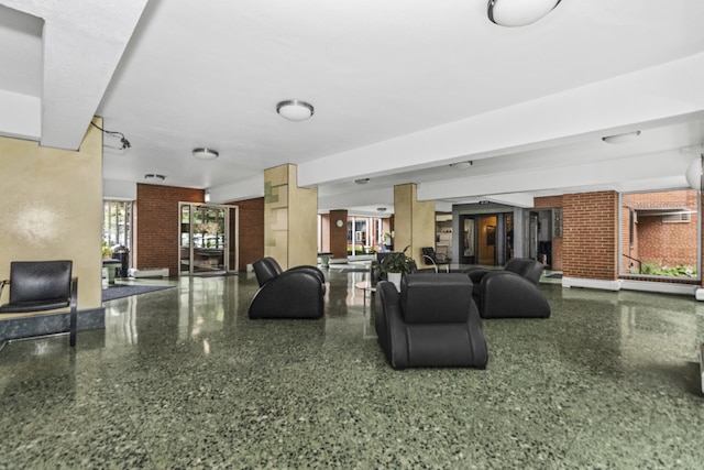 5048 N Marine Dr Unit A9, Chicago, IL 60640 - common area with brick wall