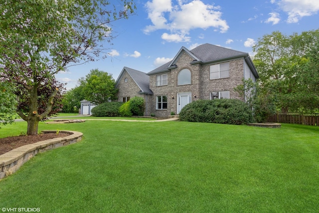 11457 S Cindy Ct, Plainfield, IL 60585 - view of front of home with brick siding