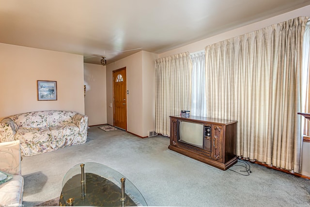3855 W 107th St, Chicago, IL 60655 - carpeted living room with baseboards