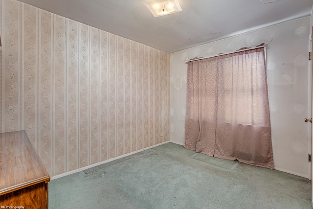 3855 W 107th St, Chicago, IL 60655 - unfurnished room featuring carpet flooring and wallpapered walls