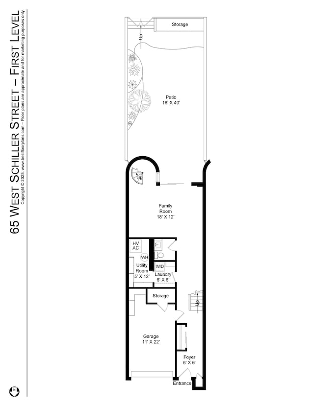 65 W Schiller St, Chicago, IL 60610 - view of property floor plan