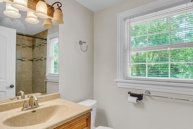 950 Belmar Ln, Buffalo Grove, IL 60089 - full bath featuring healthy amount of natural light, vanity, and a tile shower
