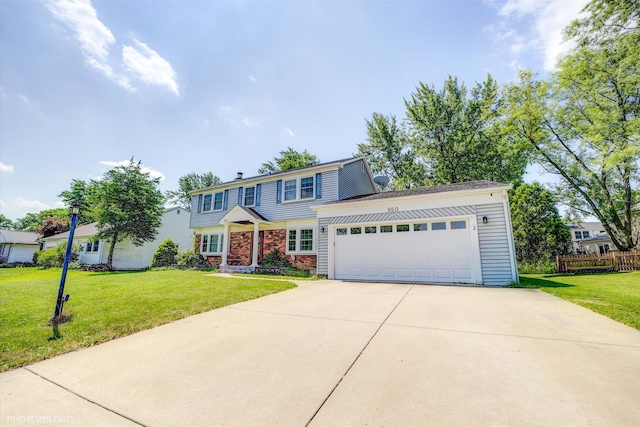 950 Belmar Ln, Buffalo Grove, IL 60089 - view of front of property featuring driveway and a garage