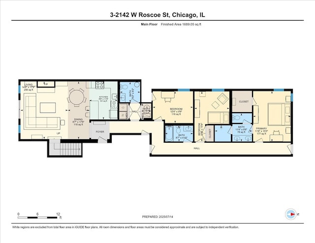 2142 W Roscoe St Unit 3C, Chicago, IL 60618 - photo 24