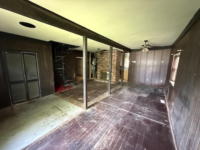 24576 W Norelius Ave, Round Lake, IL 60073 - view of patio / terrace with a ceiling fan