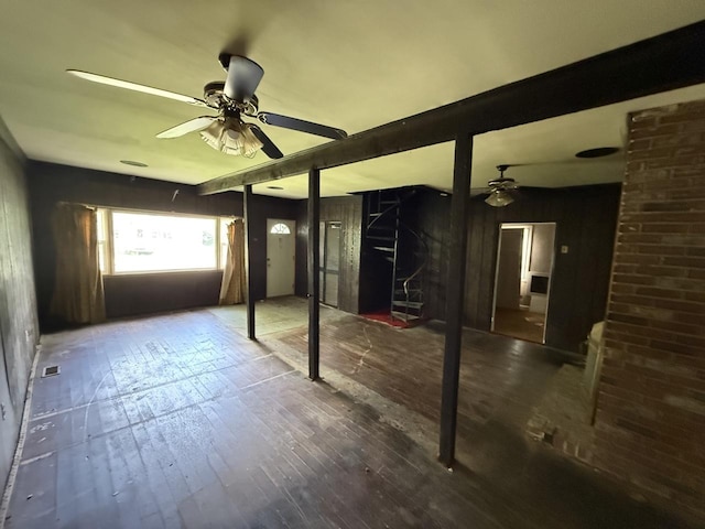 24576 W Norelius Ave, Round Lake, IL 60073 - view of patio / terrace with a ceiling fan