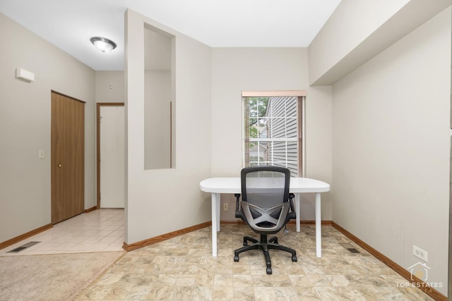 951 Viewpoint Dr, Lake In The Hills, IL 60156 - home office featuring baseboards