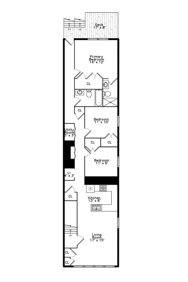4634 S Langley Ave, Chicago, IL 60653 - view of room layout